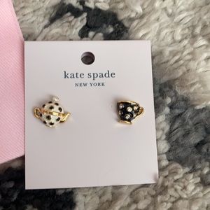 NWT kate spade tea time earrings